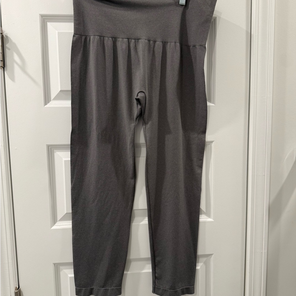 Cato Dark Gray High-Waist Stretch Leggings